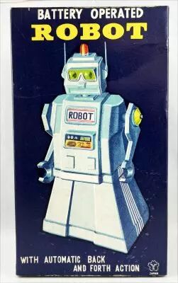 Robot - Robot Omnidirectionnel � Piles en T�le - Yonezawa 1957 (Japon)