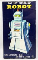 Robot - Robot Omnidirectionnel à Piles en Tôle - Yonezawa 1957 (Japon)