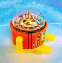 Robot - Rolling Robot - Roulette Robot (red & yellow)