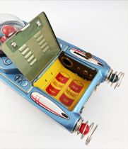 Robot - Space Tank M-18 (Battery Operated Tin Toy) - Masudaya (Japon)