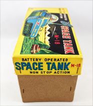 Robot - Space Tank M-18 (Battery Operated Tin Toy) - Masudaya (Japon)