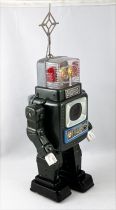 Robot - Television Spaceman Battery Operated Tin Robot - Alps 1965 (Japan)