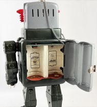 Robot - Television Spaceman Battery Operated Tin Robot - Alps 1965 (Japan)