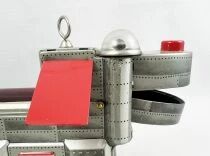 Robot - Wind-Up Motor Space Dog (Mechanical Tin Toy) - Yoshiya 1957 (Japan)