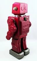 Robot Marcheur en T&ocirc;le &agrave; Piles - Space Evil Robot (Metal House Bliking))