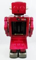 Robot Marcheur en T&ocirc;le &agrave; Piles - Space Evil Robot (Metal House Bliking))