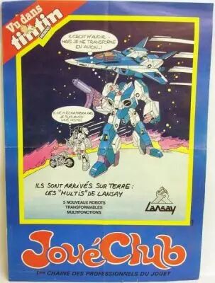 Robotech Henshin Robo - Jou�club 1985 promotional poster