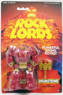 BRIMSTONE Rock Lords Gobots Figure Bandai 1986 4 Inch 