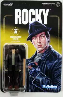 Rocky I - Super7 ReAction figure - Rocky Balboa \ Street\ 