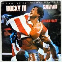 Rocky IV (Original Motion Picture Soundtrack) - Record Mini-LP - Survivor : Burning Heart - CBS Records 1985