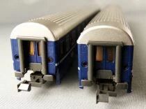 Roco 02272A Ech N Sbb Sff Ffs 2 Voitures Lits Bcm 2&deg; Classe Am&eacute;nag&eacute;e Bleue Neuve Boite