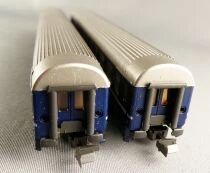Roco 02272A N Scale Sbb Cff Ffs 2 x Sleeping Car Bcm 2nd Class Blue Mint in Box
