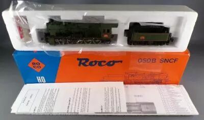 Roco 63287 Ho SNCF Loco Vapeur 030 T 8168 Verte éclairage Neuf - Boîte D'origine