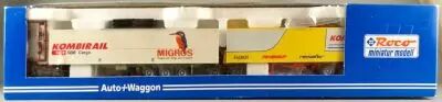 Roco 1903 Ho Db Ho Kombirail Trailer Transport Set Mint in Box