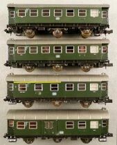 Roco 2 x 2250 2251 2252 Ech N Db 4 Voitures 3 Essieux Epoque III Am&eacute;nag&eacute;e Neuve Boite