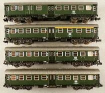 Roco 2253 2254 2 x 2255 Ech N Db 4 Voitures Train Express Epoque III Am&eacute;nag&eacute;e Neuve Boite