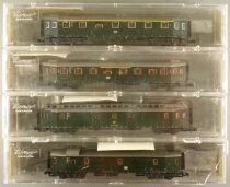 Roco 2257 2258 2260 2263 Ech N Db 4 Voitures Brochet Epoque III Am&eacute;nag&eacute;e Neuve Boite