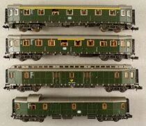 Roco 2257 2258 2260 2263 Ech N Db 4 Voitures Brochet Epoque III Am&eacute;nag&eacute;e Neuve Boite