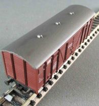 Roco 2306 N Scale Db Wooden Covered Wagon 2 Axles Boxed