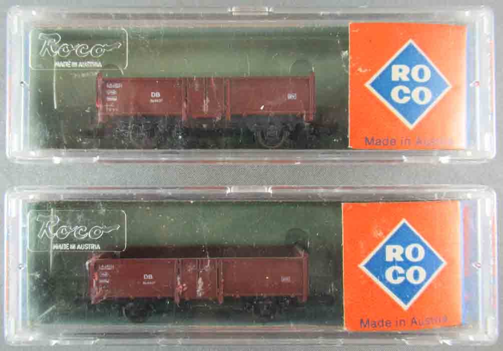Roco 2311 N Scale Db 2 x Gondola Wagon 2 Axles Omm 52 864407 Boxed