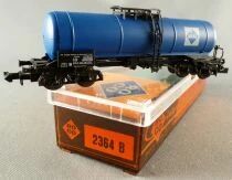 Roco 2364B N Scale Db Aral Tank Wagon with Bogies Blue Mint in Box