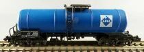 Roco 2364B N Scale Db Aral Tank Wagon with Bogies Blue Mint in Box