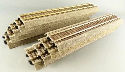 Roco 42510 Ho 9 Rails Droits G1 230 mm Code 83 Voie Roco Line Ballast coup�