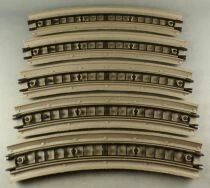 Roco 42525 Ho 5 Rails Courbes R5 542,8 mm 30&deg; Voie Roco Line Ballast Neuf sans Boite