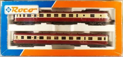 Roco 43033 Ho Sncf Coffret Autorail TEE RGP X 2780 & Remorque XR 7778 Noisy le Sec Proche Neuf en Boite