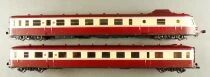 Roco 43033 Ho Sncf Set Diesel Railcar TEE RGP X 2780 & Trailer XR 7778 Noisy le Sec NMIB