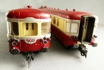 Roco 43033 Ho Sncf Set Diesel Railcar TEE RGP X 2780 & Trailer XR 7778 Noisy le Sec NMIB