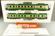 Roco 43037.2 Ho Sncf Set Diesel Railcar RGP X 2728 & Trailer XR 7728 with Kitchen Noisy le Sec MIB