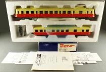 Roco 43078 Ho Sncf Set Diesel Railcar X ABD 2855 St Etienne & Trailer XR BD 8010 Dijon Digitized NMIB