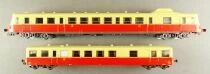 Roco 43078 Ho Sncf Set Diesel Railcar X ABD 2855 St Etienne & Trailer XR BD 8010 Dijon Digitized NMIB