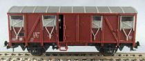 Roco 4375B Ho Sncf Uic Covered Wagon Goods Van 2 Axles Type Gs 120 5 568 2 Near Mint no Box