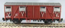 Roco 4375B Ho Sncf Uic Covered Wagon Goods Van 2 Axles Type Gs 120 5 568 2 Near Mint no Box