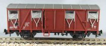 Roco 4375B Ho Sncf Uic Covered Wagon Goods Van 2 Axles Type Gs 120 5 568 2 Near Mint no Box