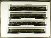Roco 44050 Ho Ciwl Set of de 4 Sleeping Cars U Hansa Orient Express Mint in Box