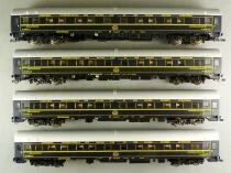 Roco 44050 Ho Ciwl Set of de 4 Sleeping Cars U Hansa Orient Express Mint in Box