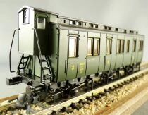 Roco 44224A Ho Sncf Voiture 3 Essieux Porti&egrave;res Lat&eacute;rales Compartiments 3&egrave;me Classe C3tf 16931 Neuve Boite