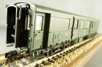 Roco 44568 Ho Sncf Luggages Van type Est D ex-DR Pw4i 1933 Era.IV Green Livery Boxed