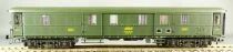 Roco 44568 Ho Sncf Voiture Fourgon &agrave; Bagages Type Est D ex-DR Pw4i 1933 Ep.IV Livr&eacute;e Vert en Boite