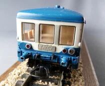 Roco 44629Ho Sncf Remorque d\'Autorail XR ABD 8274 Bleu & Mastic 1&egrave;re & 2&egrave;me Classe Eclairage Ep IV Boite de Remplacement