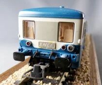 Roco 44629Ho Sncf Remorque d\'Autorail XR ABD 8274 Bleu & Mastic 1&egrave;re & 2&egrave;me Classe Eclairage Ep IV Boite de Remplacement