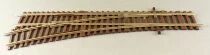 Roco 45442 WI 15 Ho Hand Control Turnout to the Left 230 mm 15&deg; Roco Line Unballasted no Box