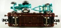 Roco 47167 Ho &Ouml;bb Flatbed Wagon Low Sides 2 Axles with Tractor & Circus Tank Trailer MIB