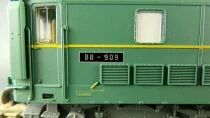Roco 62610 Ho Sncf Electric Loco BoBo BB 909 Green Livery Reversed Lighting Mint in Box