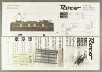 Roco 62610 Ho Sncf Loco Electrique BB 909 Livr&eacute;e Vert Eclairage Invers&eacute; Neuve Boite