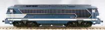 Roco 63464 Ho Sncf Loco Diesel BB A1A 68026 Livr&eacute;e Bleu Eclairage Proche Neuve Boite