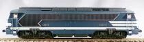 Roco 63464 Ho Sncf Loco Diesel BB A1A 68026 Livr&eacute;e Bleu Eclairage Proche Neuve Boite